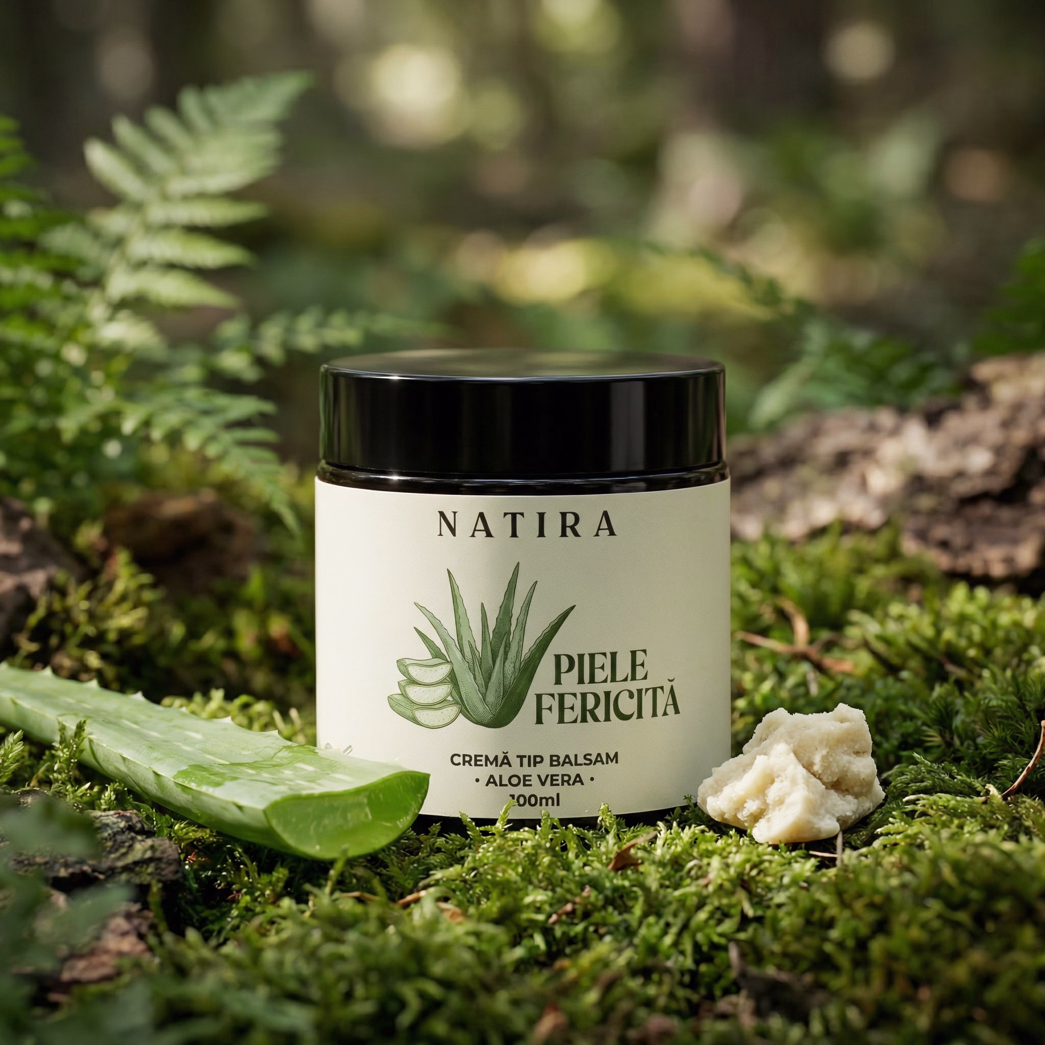 PIELE FERICITĂ – Cremă tip balsam cu Aloe Vera